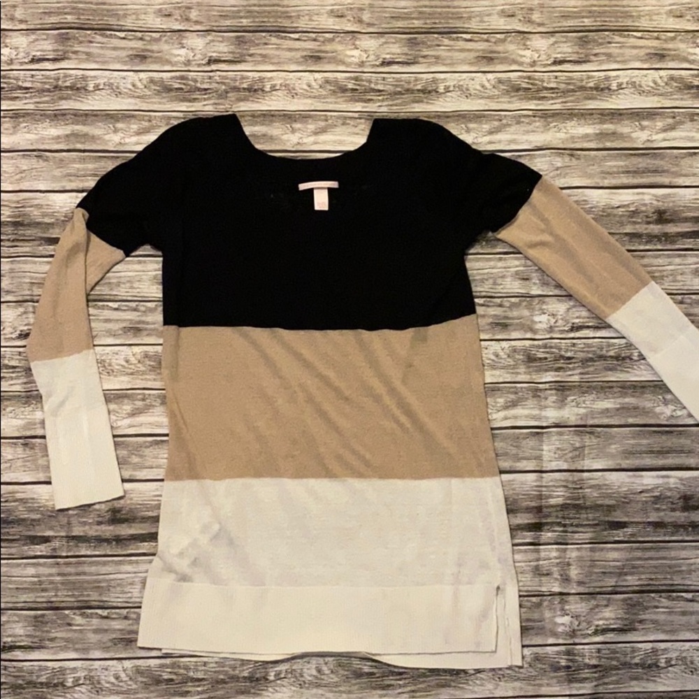 Victoria’s Secret color block beach sweater